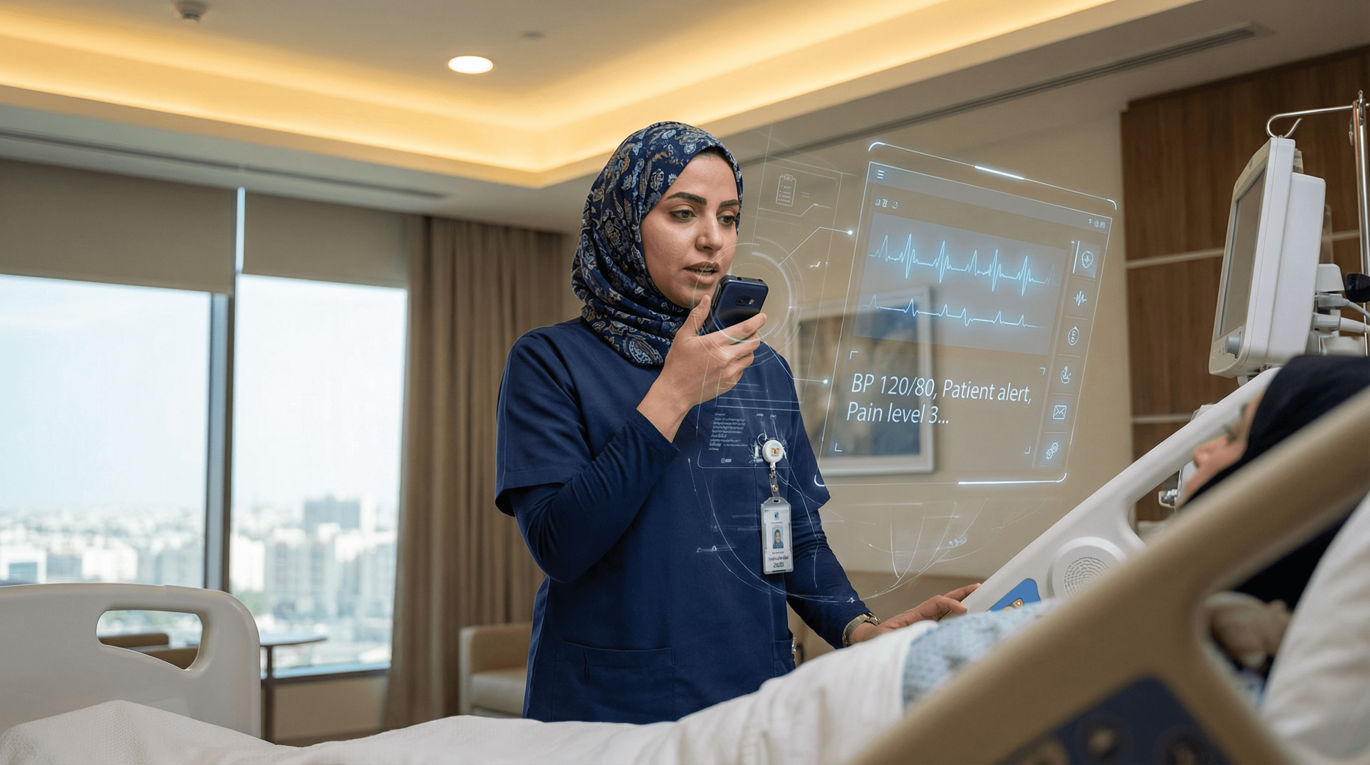 Nurse documentation workflow with Nuxera AI